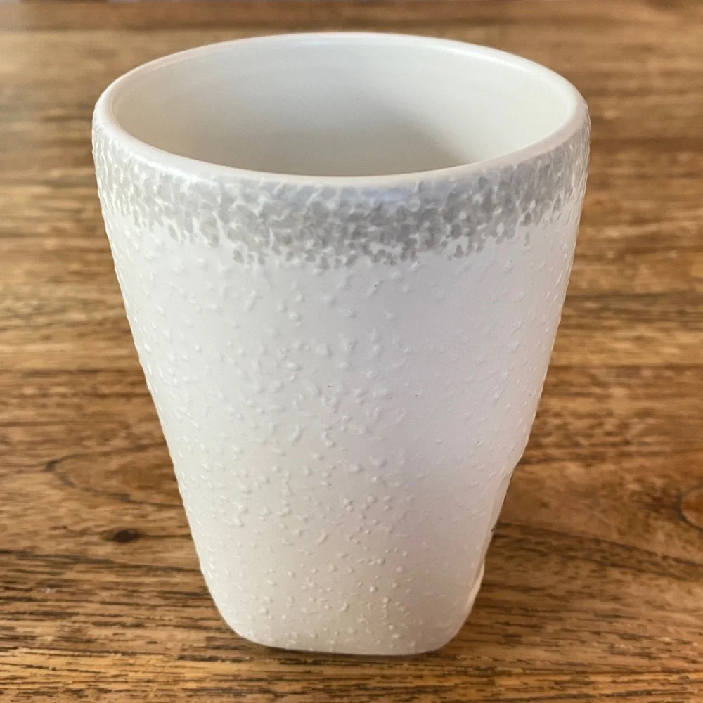 White Ceramic Happiness and Love Set